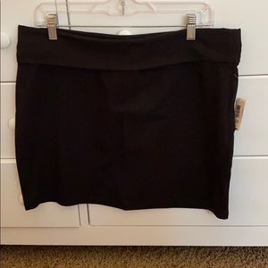 no boundaries black skirt